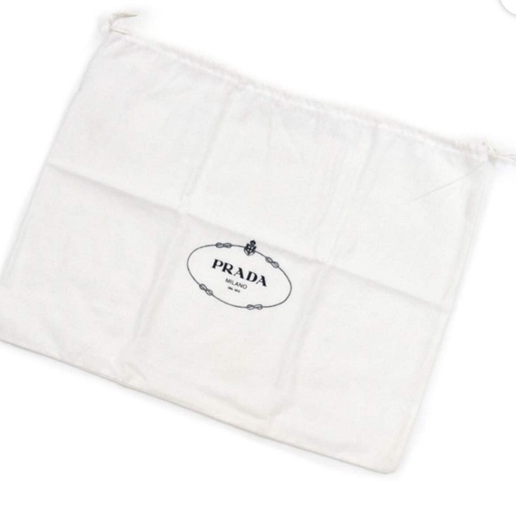 Prada Dust Bag Storage Cover Authentic Logo Cotton
Beige/White 20x17 - Picture 4 of 5